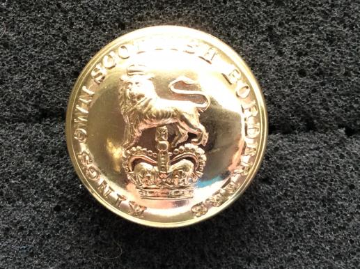 Post 1952 Kings Own Scottish Borderers Officers Button 