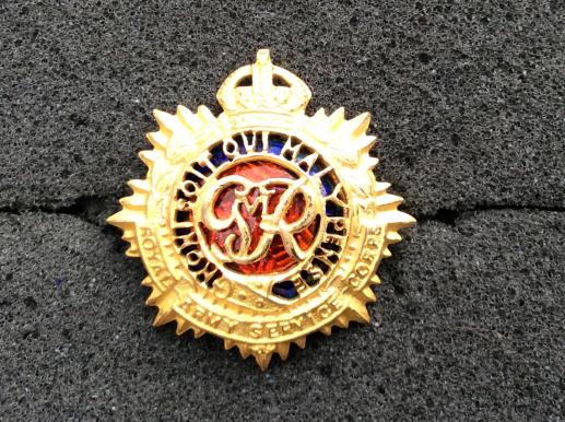 R.A.S.C Officers Gilt & enamel collar 1936-52