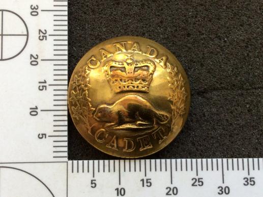 QVC Canada Cadet Brass Button circa 1895