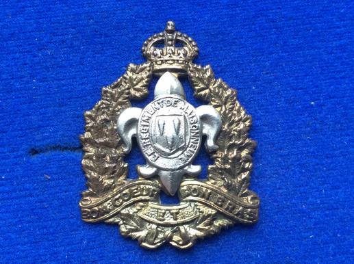 WW2 Canadian Le Regt De Maisonneuve Cap Badge 