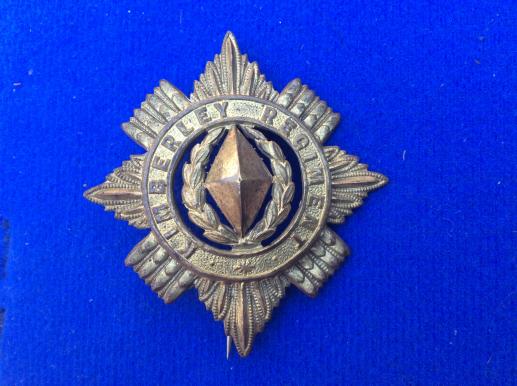 South African Kimberley Regiment Cap Badge 