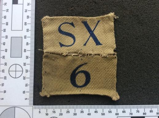 WW2 Home Guard SX6 ( Sussex) Sleeve combination 