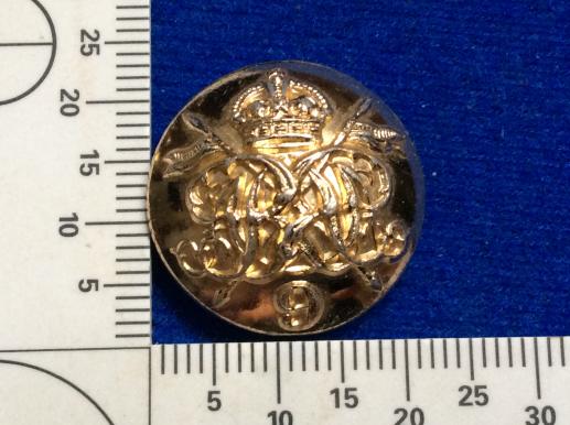 Pre 1952 9th Queens Royal Lancers Anodised Button 