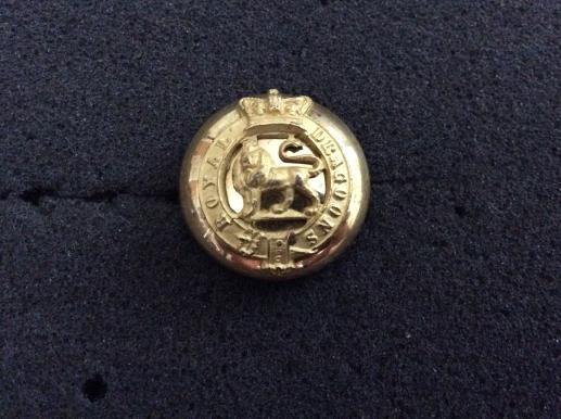 QVC Royal Dragoon’s Officers 2 part Gilt Button 