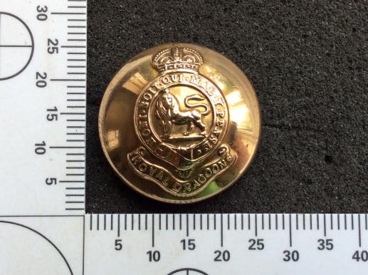 K/C Royal Dragoon’s Large 26mm Brass Button By Firmin 