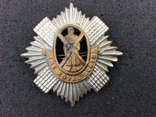 WW2 The Royal Scots Glengarry badge