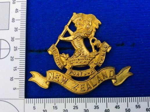 5th Wellington Regiment Brass Cap Badge 