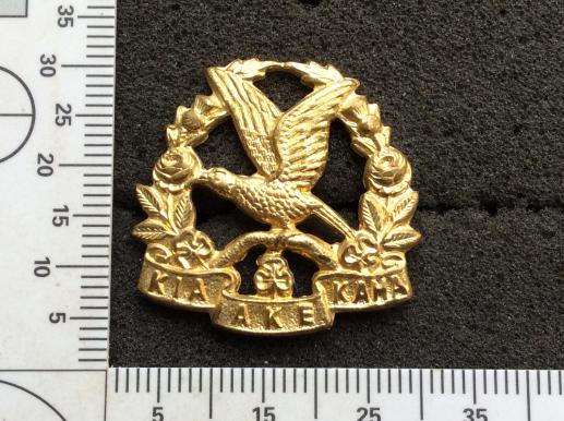 WW1 NZ 14th ( South Otago Rifles) Regiment Collar Badge 