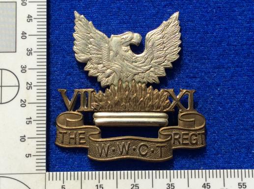 NZ 7th/11th ( Wellington West Coast & Taranaki) Regt Cap Badge 