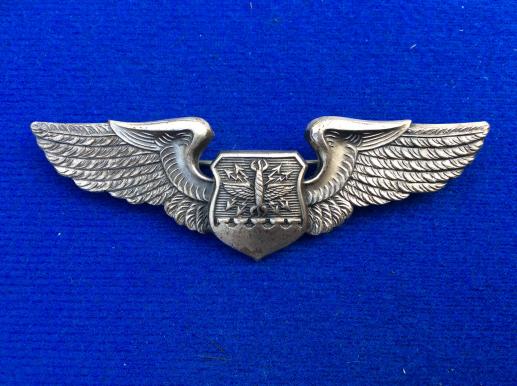 1950 issue US Air Force Navigators Wings ( British Made) 