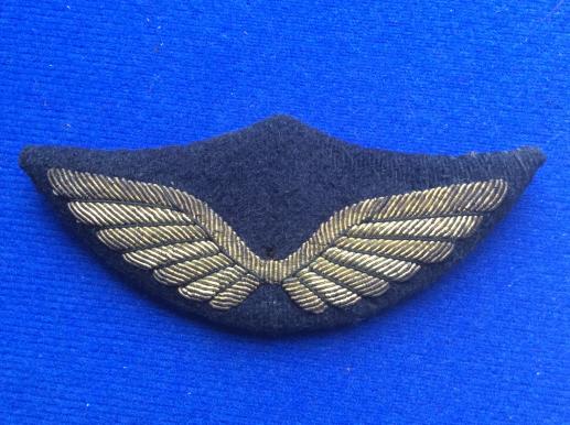 French Air Force Officers Bullion Cap badge