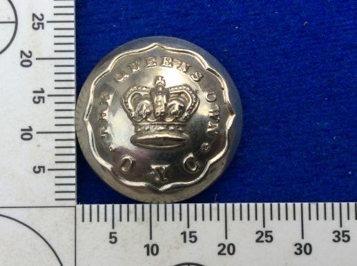 QVC The Queens Own Oxfordshire Yeomanry Cavalry Button 