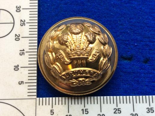 Post 1881 The Middlesex Regiment Officers Gilt Button 