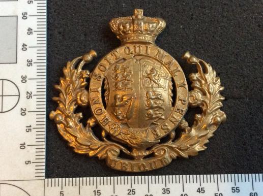 Victorian Royal Engineers waist belt clasp badge