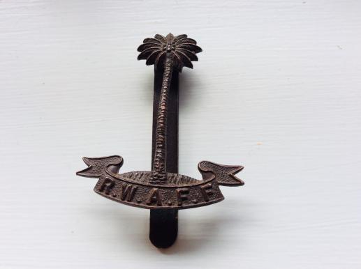 WW2 R.W.A.F.F  bronze OSD Cap Badge by Firmin 