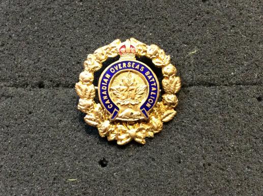WW1 C.E.F 37th Battalion ( Toronto) Sweetheart badge