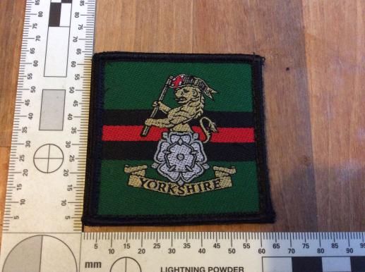 Post 2006 Yorkshire Regiment Sleeve/helmet cover badge
