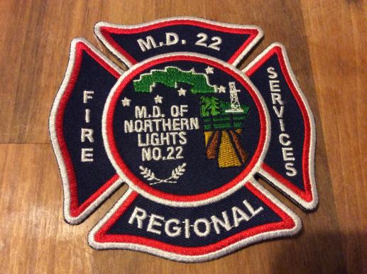 Canadian Municipal District Of Northern Lights Fire Services patch