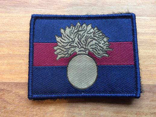 Grenadier Guards Cloth Sleeve/ helmet Velcro backed badge