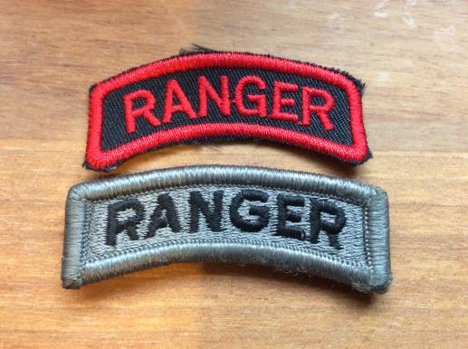 US Army RANGER Cloth tabs