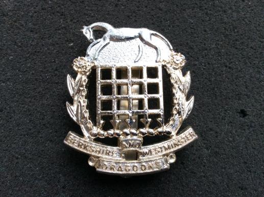 The Berkshire & Westminster Dragoon’s Anodised Cap badge