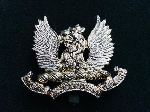 Earl Of Garricks Own Ayrshire Yeomanry Anodised Cap Badge 