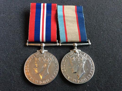 WW2 Australian medal pair to Perth man W237407 MARKLAND