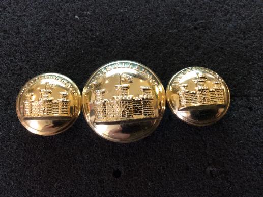 Royal Inniskilling Fusiliers Anodised Buttons 