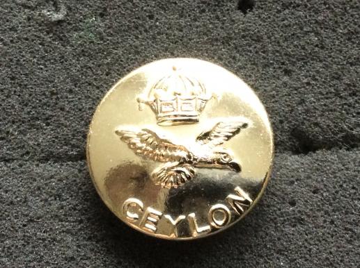 Ceylon Air Force , Large Anodised Button Large 25mm Anodised Button By Firmin in mint condition 