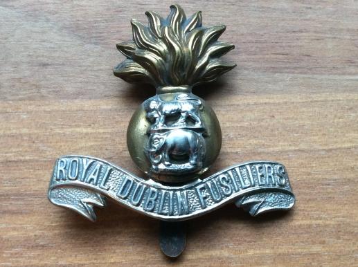 WW1 Royal Dublin Fusiliers b/m cap badge