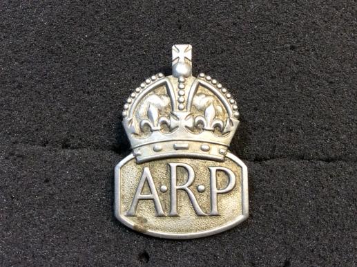 WW2 A.R.P ( Air Raid Patrol) Button hole badge 