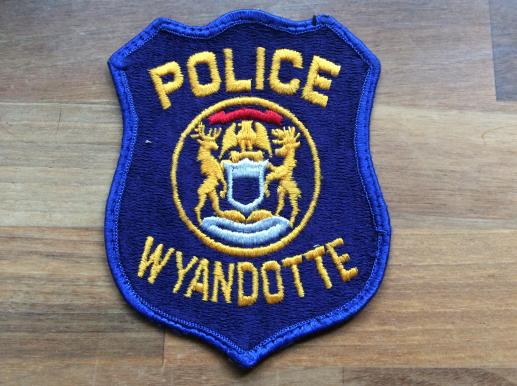 Wyandotte Police Force Sleeve Patch 