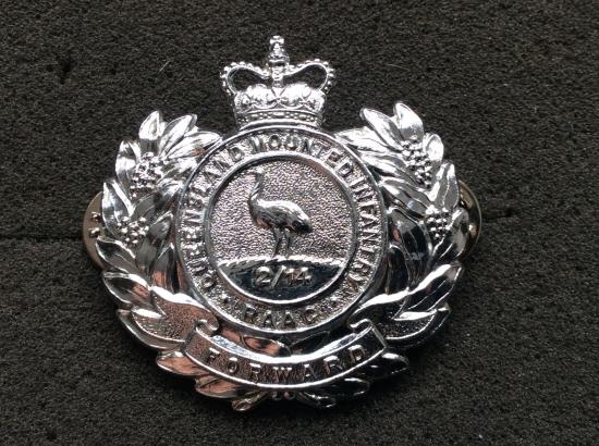 Australian 2/14 Queensland Mounted Infantry Hat badge