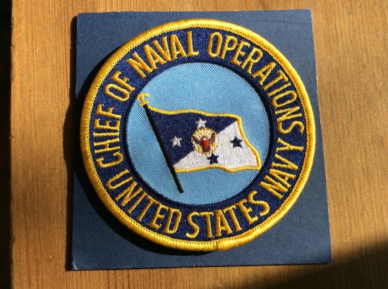 Chief of Naval Operations United States Navy Patch