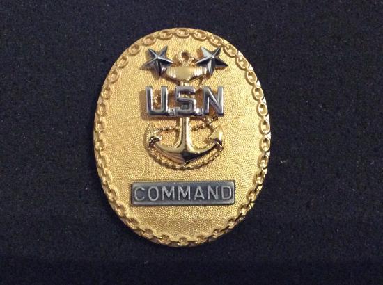 U.S Navy Master Enlisted Advisor E9 Command badge