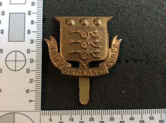 Pre 1918 Army Ordnance Corps ORs Cap badge