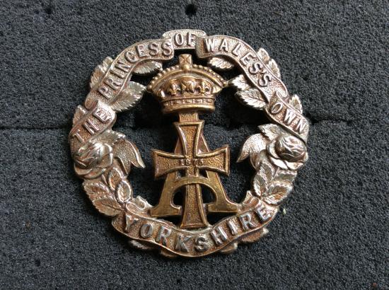 Pre 1908 ( Alexandra) Princess Of Wales Own ( Yorkshire) Regt Cap badge
