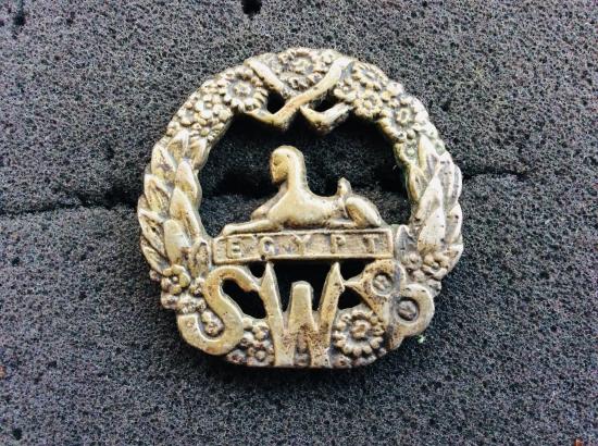 South Wales Borderers ( SWB) Locally Made Cap badge