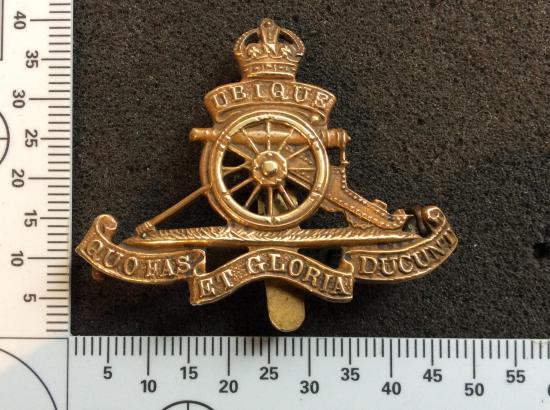 K/C Royal Artillery Beret Badge Made by Dowler