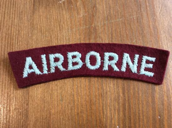 WW2 AIRBORNE, wool Shoulder title