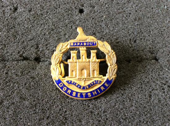 Dorsetshire Regiment Gilt& enamel Sweetheart