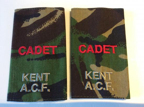 KENT A.C.F CADET DPM Shoulder slides