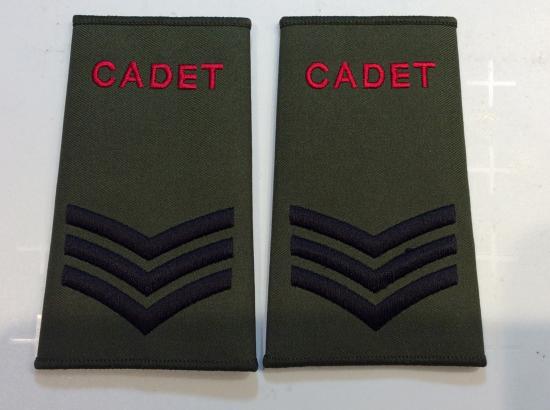 Sergeants CADET Shoulder slides