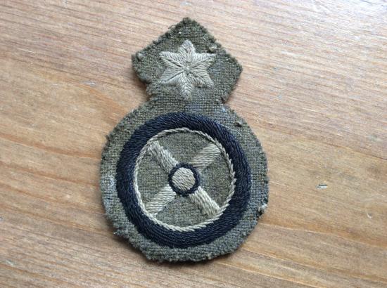 WW2 Drivers Proficiency Sleeve Badge with star