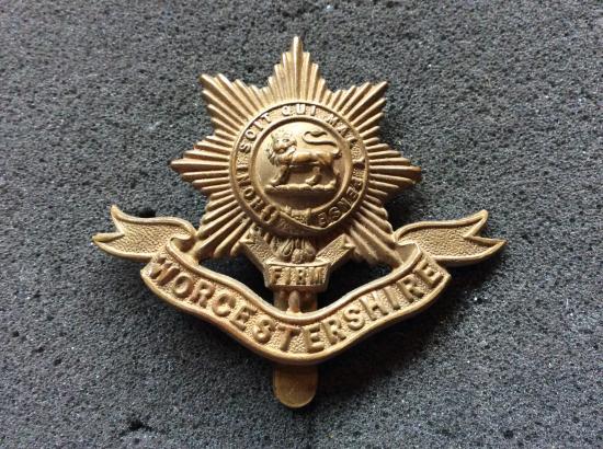 WW1 The Worcestershire Regiment ORs Cap badge