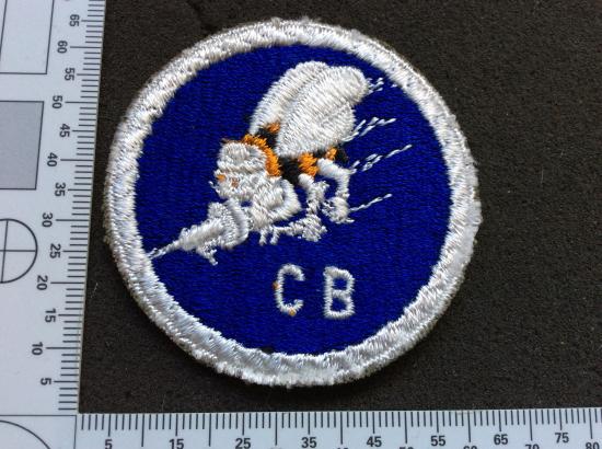 WW2 U.S Navy C.B ( Seabees ) silk patch