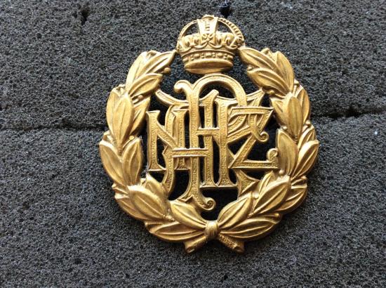 WW2 R.Z.N.A.F brass Other Ranks Cap badge