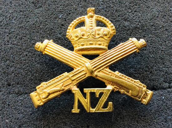 New Zealand Machine Gun Corps O.Rs Brass Cap badge