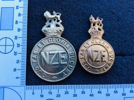 WW1 New Zealand NZE Tunnellers Cap Badge By Gaunt