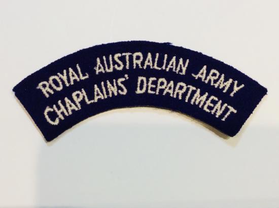 ROYAL AUSTRALIAN ARMY CHAPLAINS DEPARTMENT Shoulder title